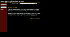 Desktop Screenshot of naughtycodes.com